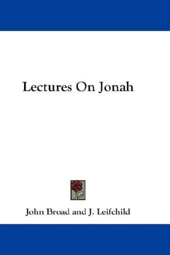 Lectures On Jonah