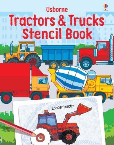 Tractor & Trucks (Stencil Book)