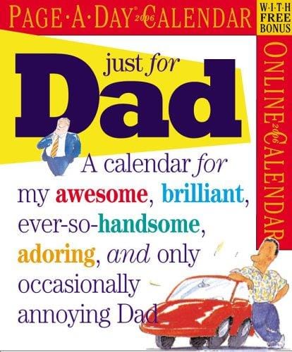 Just for Dad Calendar 2006