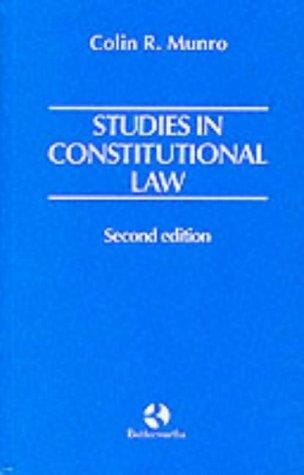 Studies in Constitutional Law