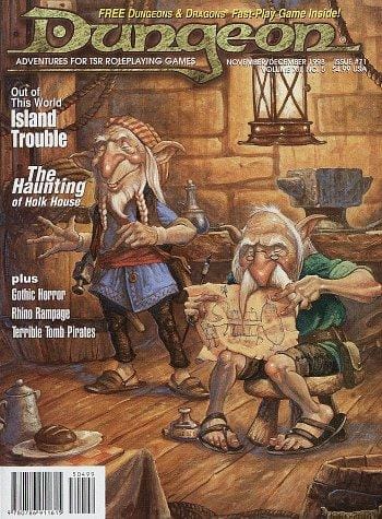 Dungeon Adventures Magazine: November/December 1998 (Bi-Monthly Magazine)