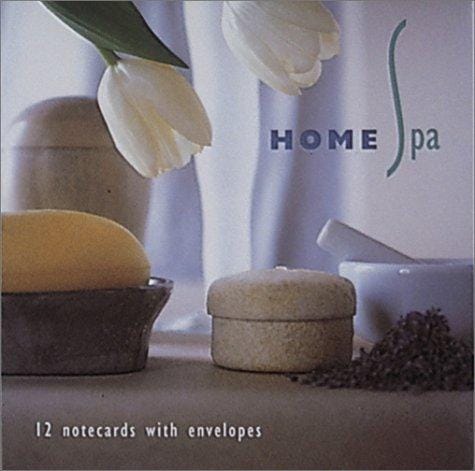 Home Spa Square Notecard Wallet