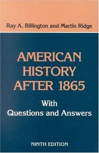 American history after 1865.