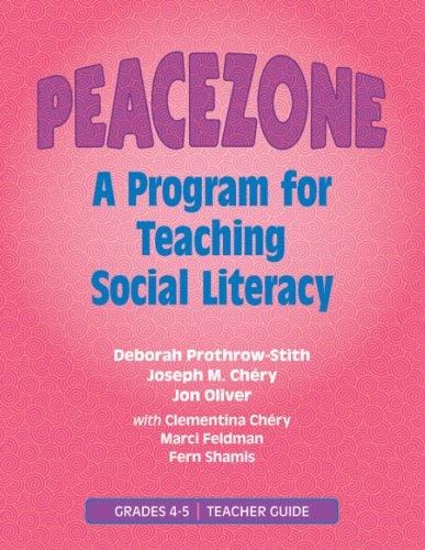 A Program For Teaching Social Literacy, Grades 4-5: Teacher Guide