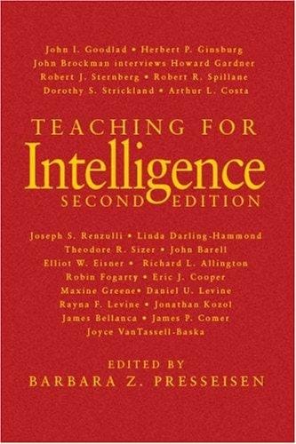 Teaching for Intelligence