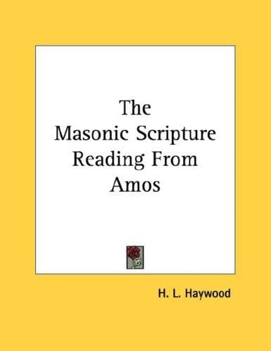 The Masonic Scripture Reading From Amos