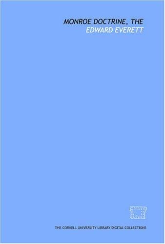 Monroe doctrine, The