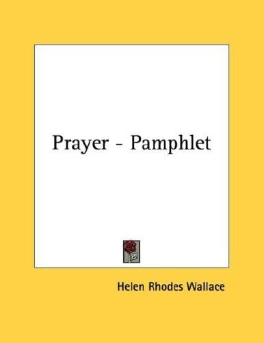 Prayer - Pamphlet