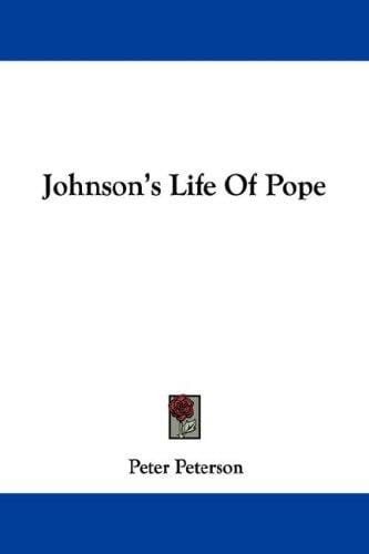 Johnson's Life Of Pope