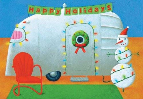 Christmas Trailer Boxed Holiday Card (3292)