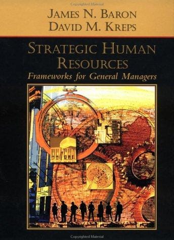 Strategic Human Resources: Frameworks for General Managers
