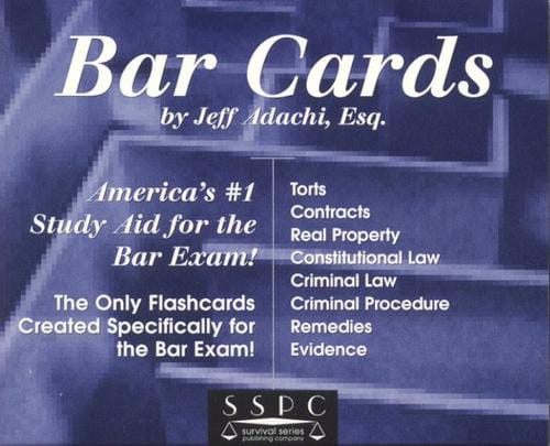 Bar Cards (Multistate Subjects)