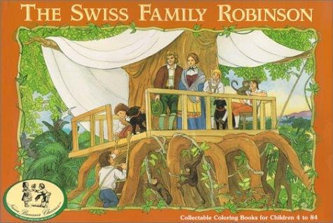 Swiss Family Robinson Coloring Book (NanaBanana Classics)