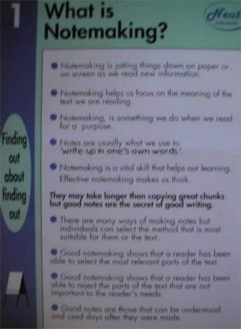 Notemaking Posters for Children