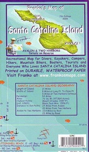 Franko's Map of Santa Catalina Island