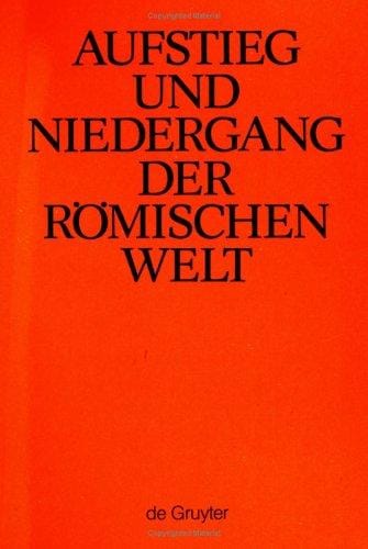 Aufstieg Und Niedergang Der Roemischen Welt/Rise and Decline of the Romand World, Band 20, Part 1: Religion