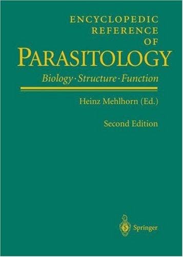 Encyclopedic Reference of Parasitology: Biology, Structure, Function