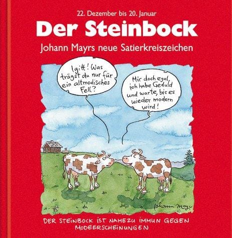 Der Steinbock. Rote Ausgabe. 22. Dezember bis 20. Januar.
