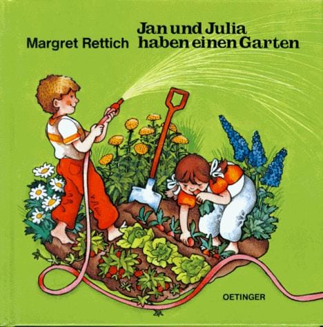 Jan und Julia haben einen Garten.