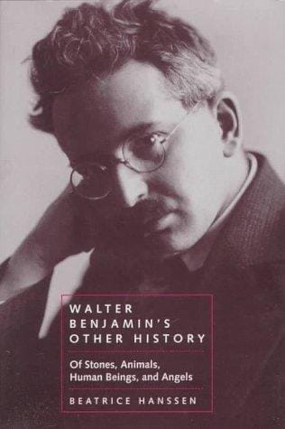Walter Benjamin's other history: of stones, animals, human beings, and angels