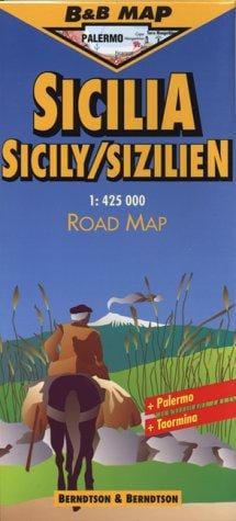Berndtson & Berndtson  Sicily / Sicilia Map (B&B Road Maps)