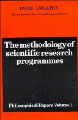 The methodology of scientific research programmes