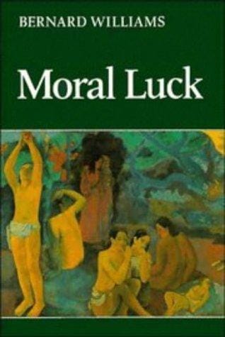 Moral luck: philosophical papers, 1973-1980