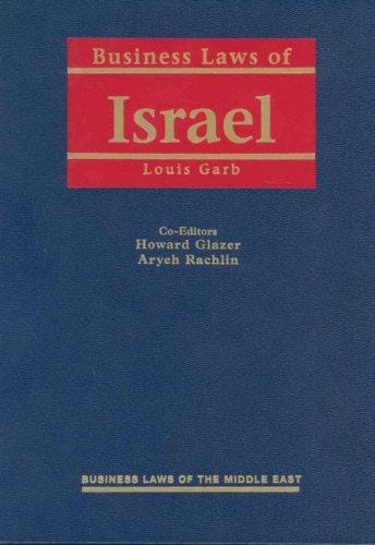Business Laws of Israel 2004