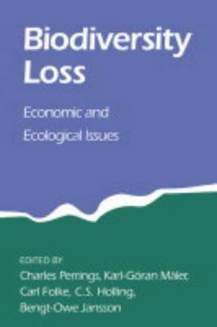 Biodiversity loss: economic and ecological issues