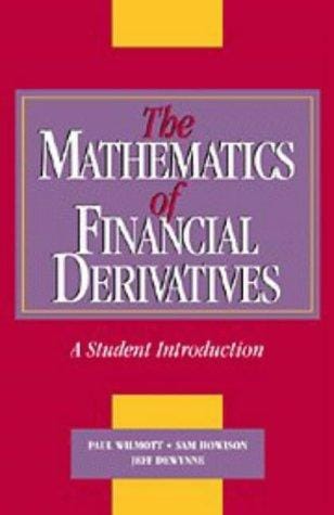 The mathematics of financial derivatives: a student introduction