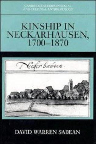Kinship in Neckarhausen, 1700-1870