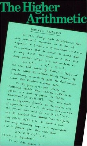 The higher arithmetic: an introduction to the theory of numbers