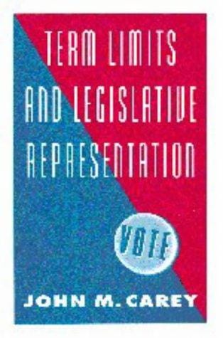 Term limits and legislative representation