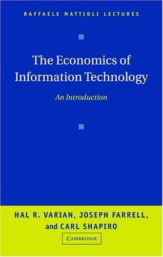 The economics of information technology: an introduction