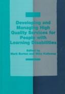 Developing and managing high quality services for people with learning disabilities
