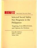 Selected social safety net programs in the Philippines: targeting, cost-effectiveness, and options for reform