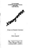 Xenograffiti: essays on fantastic literature