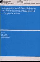 Intergovernmental fiscal relations and macroeconomic management in large countries
