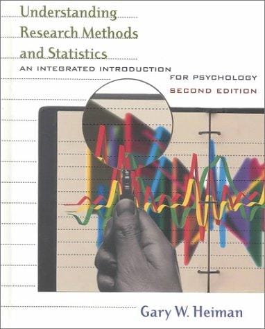 Understanding Research Methods and Statistics: An Integrated Introduction for Psychology