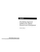 Developing improved deflators for defense research and development