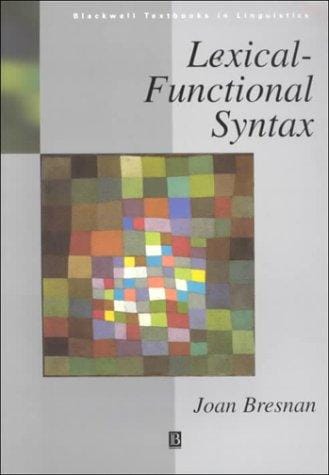 Lexical-functional syntax