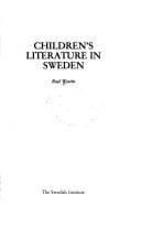 Children's literature in Sweden