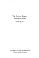 Human Person: Animal and Spirit