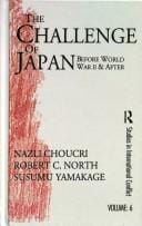 challenge of Japan before World War II and after: a study of national growth and expansion