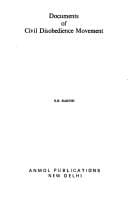 Documents of Civil Disobedience Movement