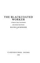blackcoated worker: a study in class consciousness