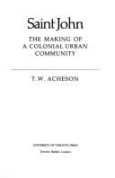 Saint John: the making of a colonial urban community