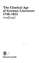 classical age of German literature, 1740-1815.
