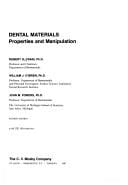 Dental materials: properties and manipulation