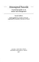 Attempted suicide: a practical guide to its nature and management